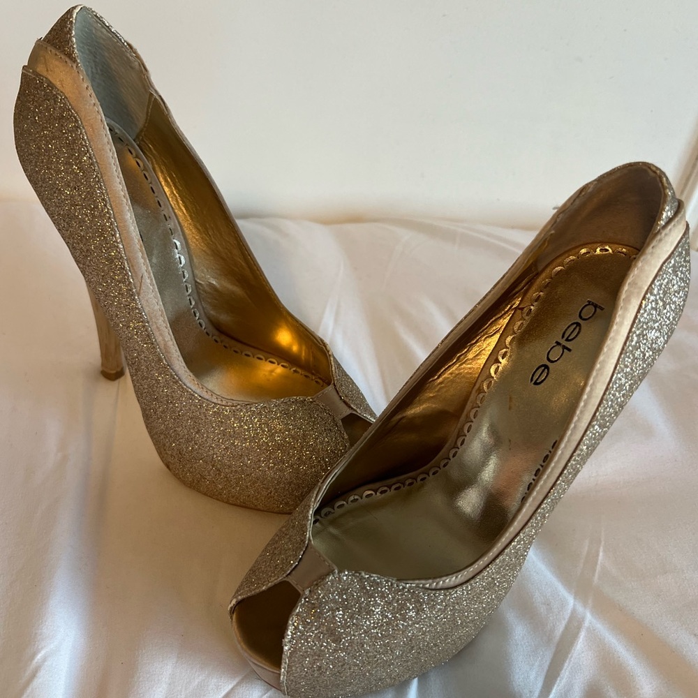 Bebe Gold heel